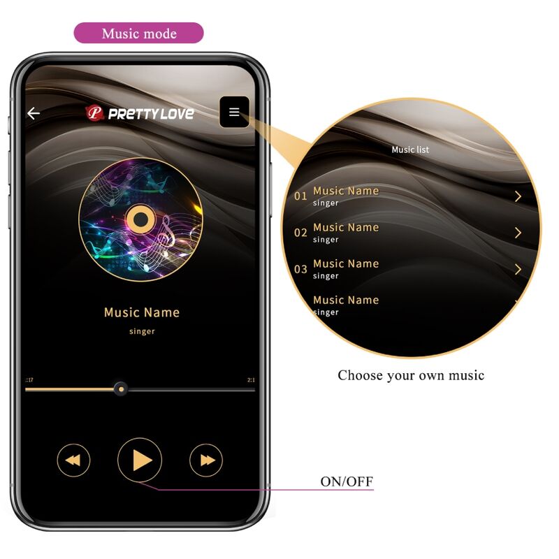 Pretty Love Jayleen Vibrador Control Remoto App Púrpura