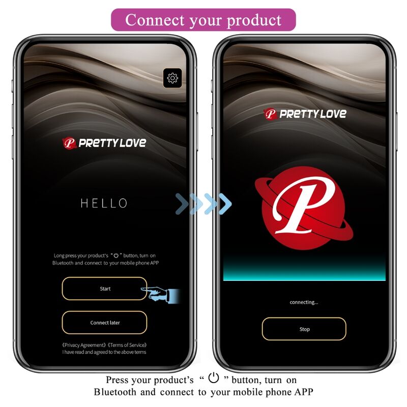 Pretty Love Catalina Vibrador con Control Remoto por App - Púrpura