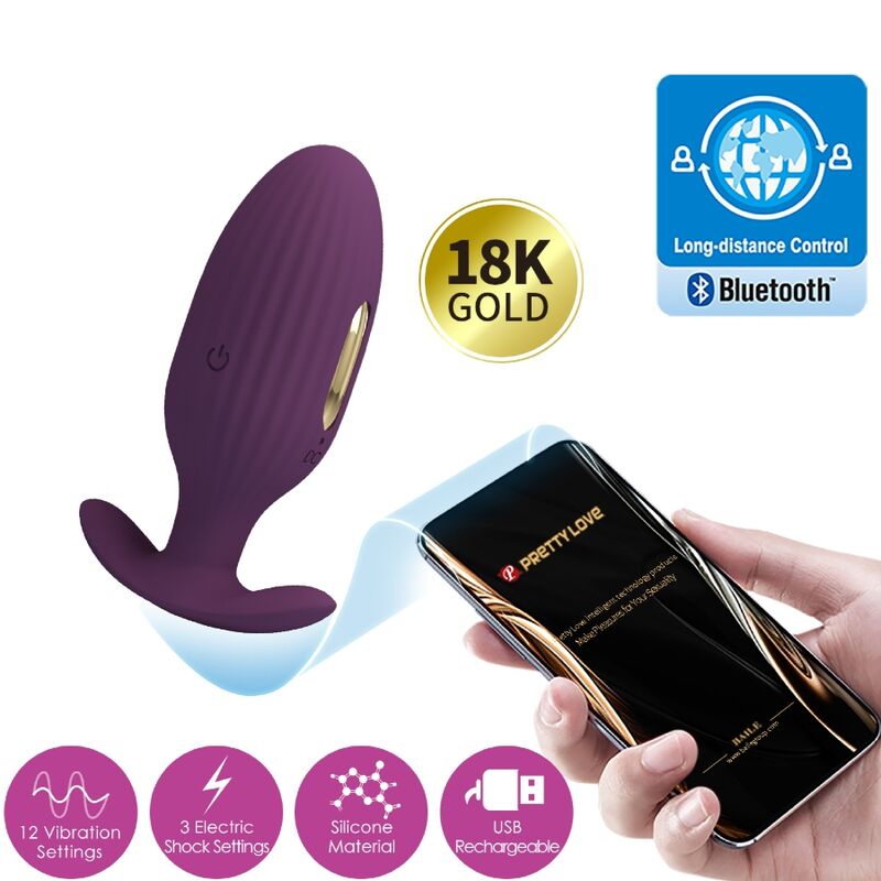 Pretty Love Jefferson - Plug Anal Controlado por App