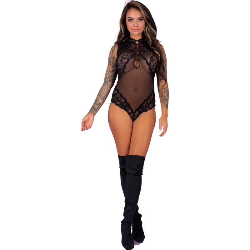 Body Encaje Sagen LC 90694 Negro L/XL - Livco Corsetti Fashion