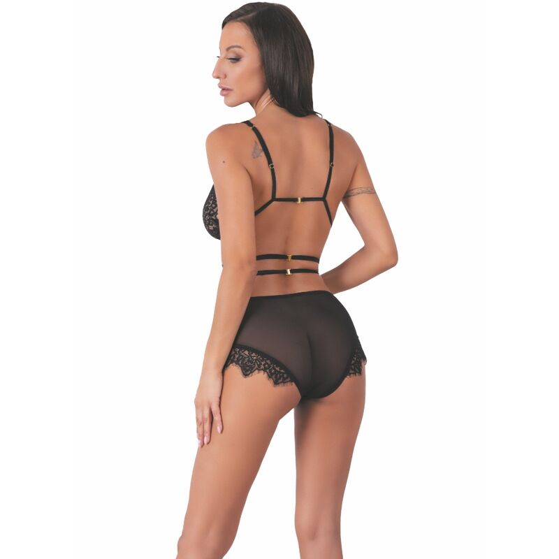 Conjunto Lencería Drezna LC 90733 - Sujetador y Braga Negro