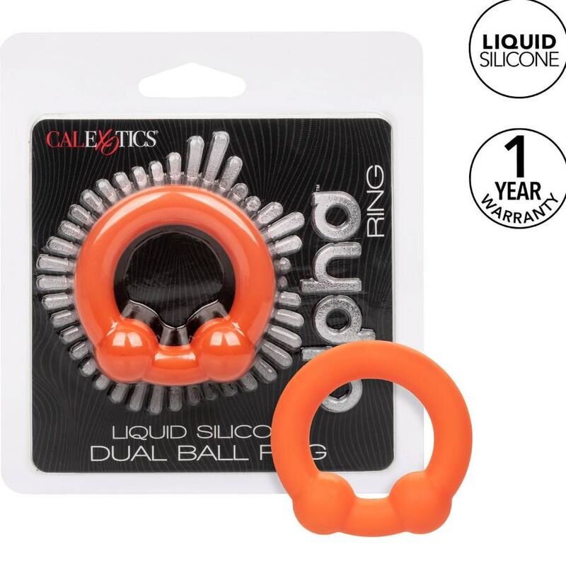 CalExotics Alpha Dual Ball Ring Orange - Anillo Peneano