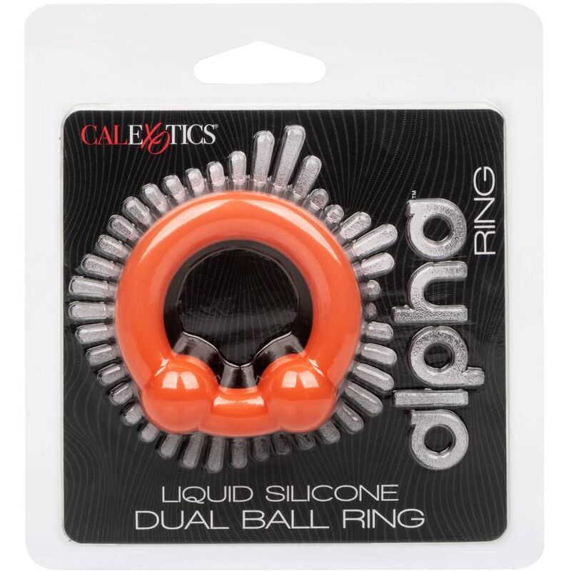 CalExotics Alpha Dual Ball Ring Orange - Anillo Peneano
