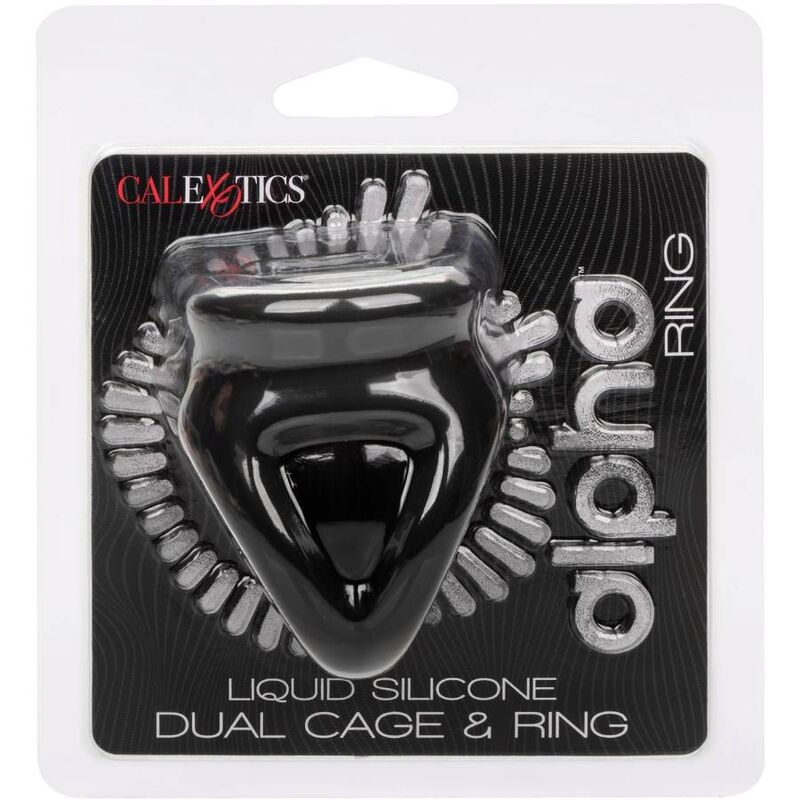 CalExotics Alpha Dual Cage Ring Black - Anillo de Contención