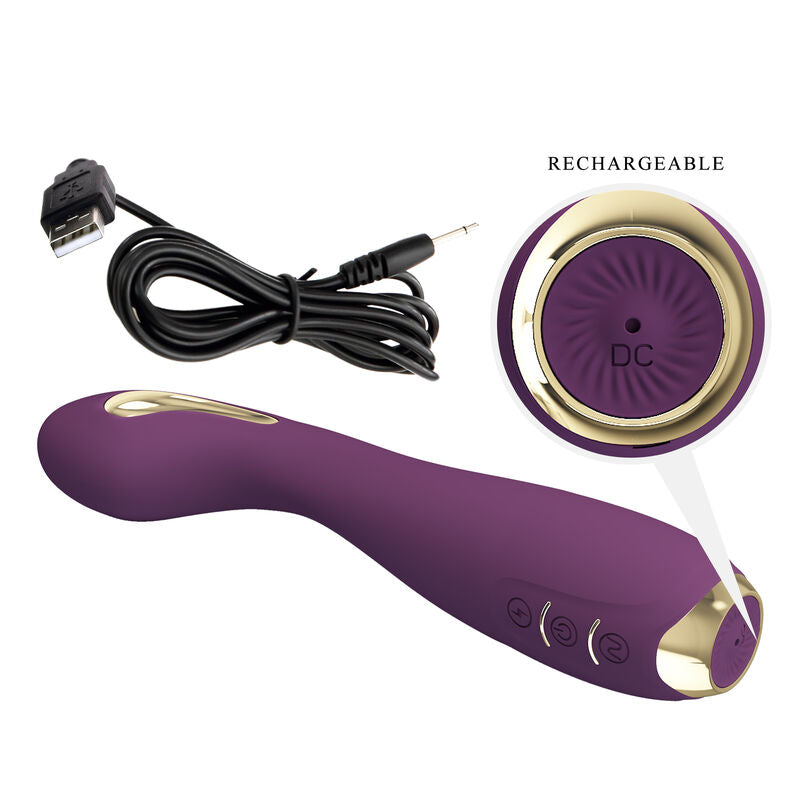 Pretty Love Hector Vibrador con Control por App - Púrpura