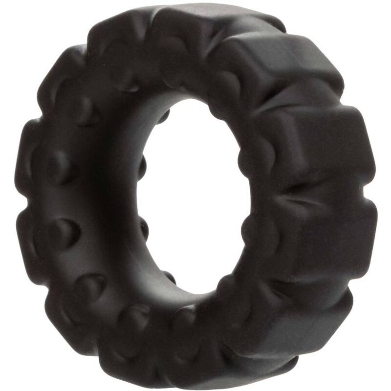 CalExotics Alpha Prolong Tread Ring Black - Anillo de Placer