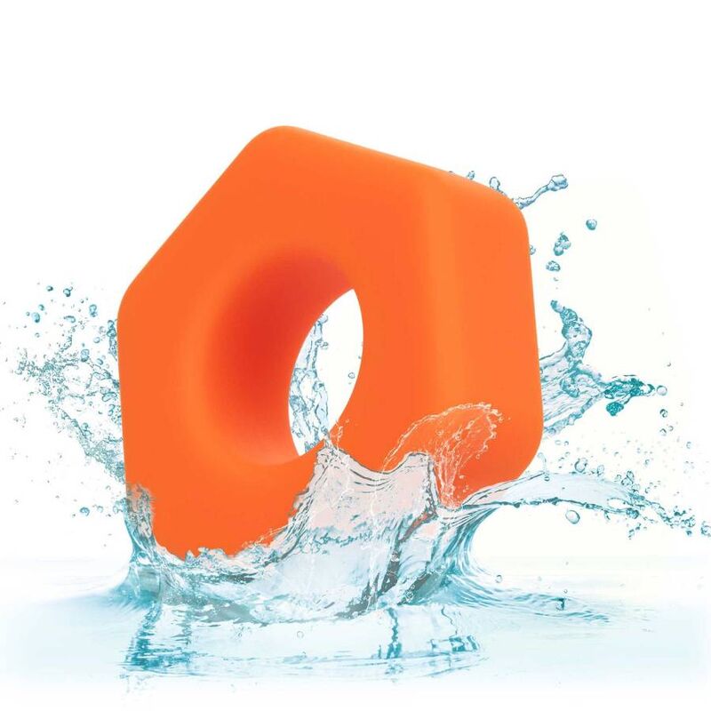 CalExotics Alpha Prolong Sexagon Ring Orange - Anillo Estimulador