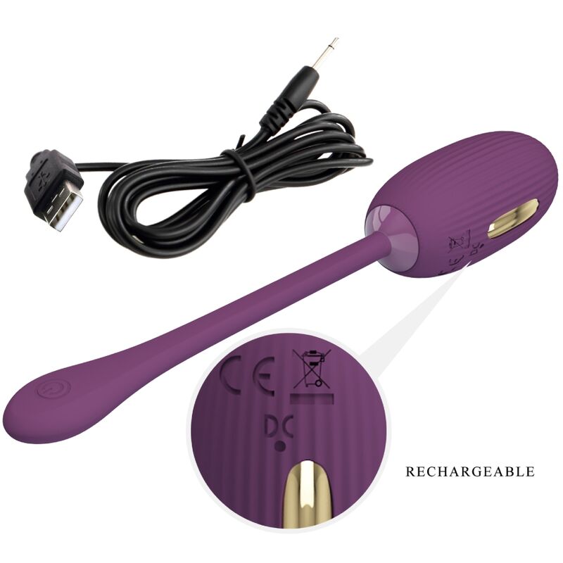 Pretty Love Doreen Purple - Huevo Vibrador Recargable