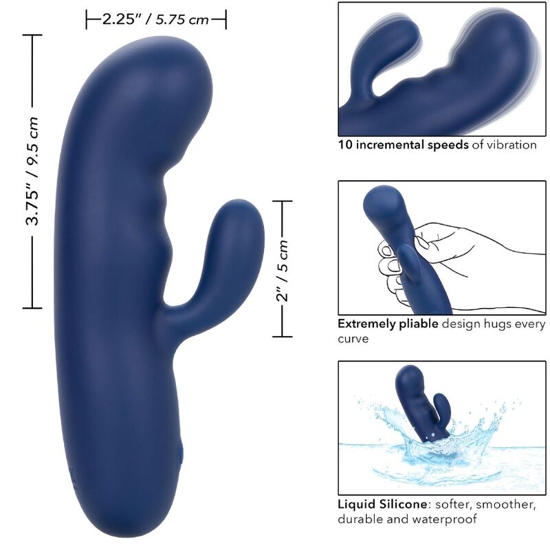 CalExotics Cashmere Silk Duo Blue
