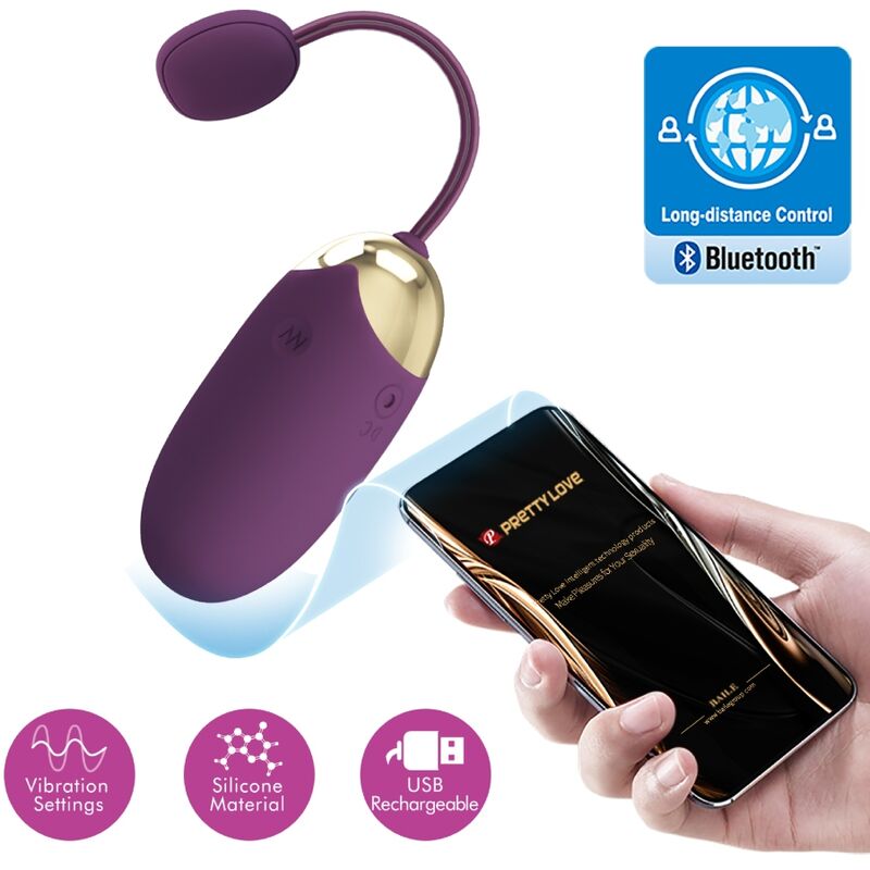 Pretty Love Abner App Purple - Dispositivo de Control Remoto