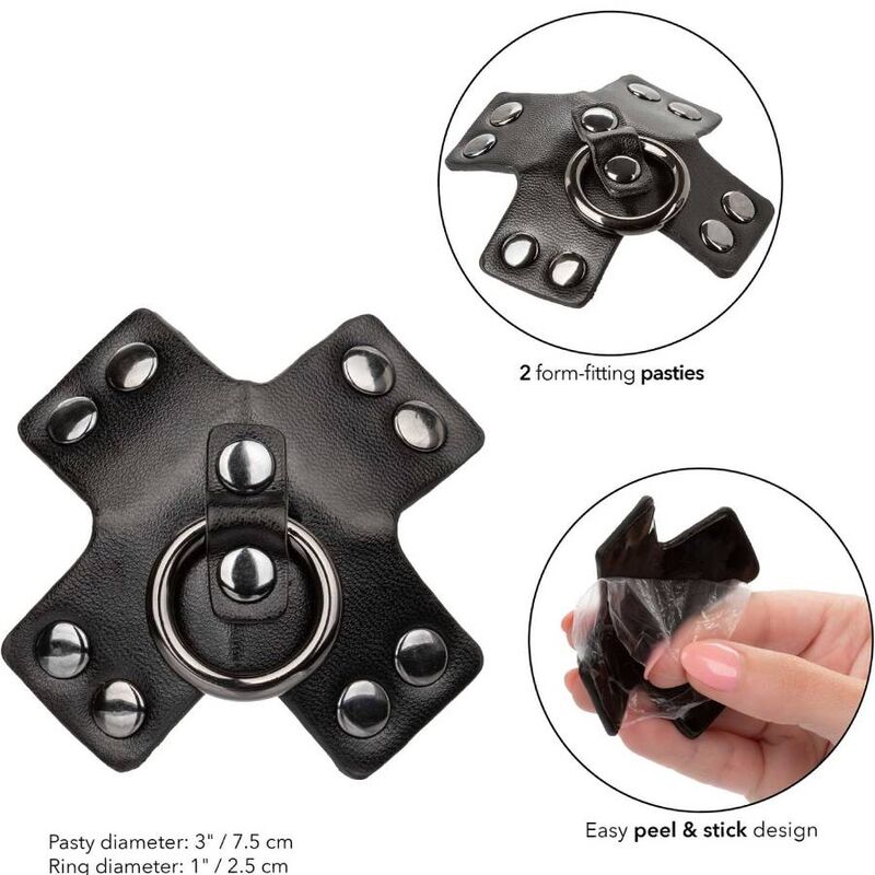 Euphoria O-Ring Pasties Negro - CalExotics