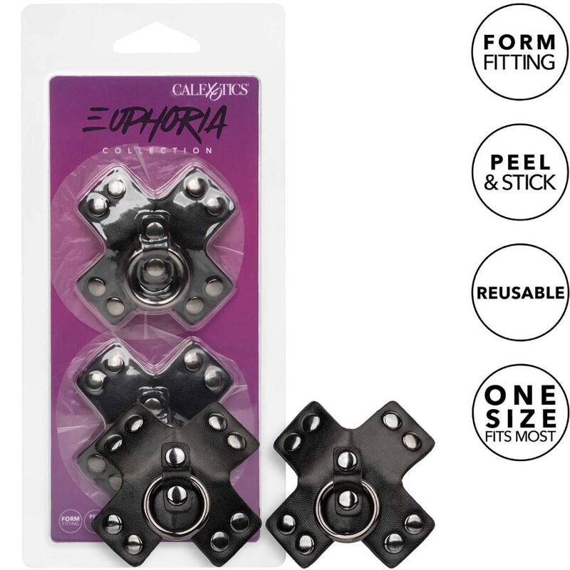 Euphoria O-Ring Pasties Negro - CalExotics