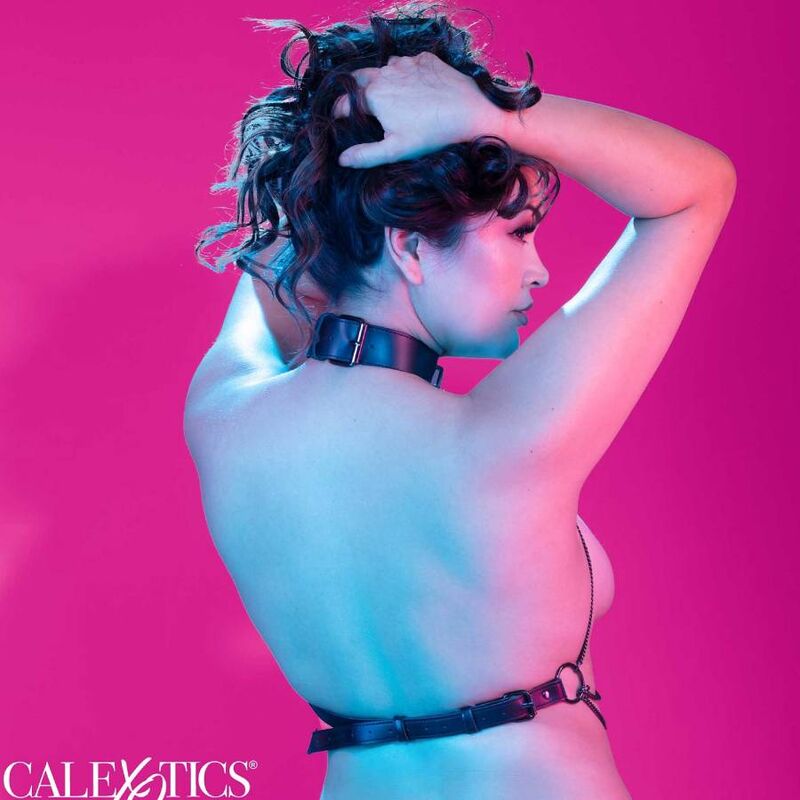 Euphoria Plus Size Multi Chain Collar Harness - Arnés Premium con Diseño Cruzado