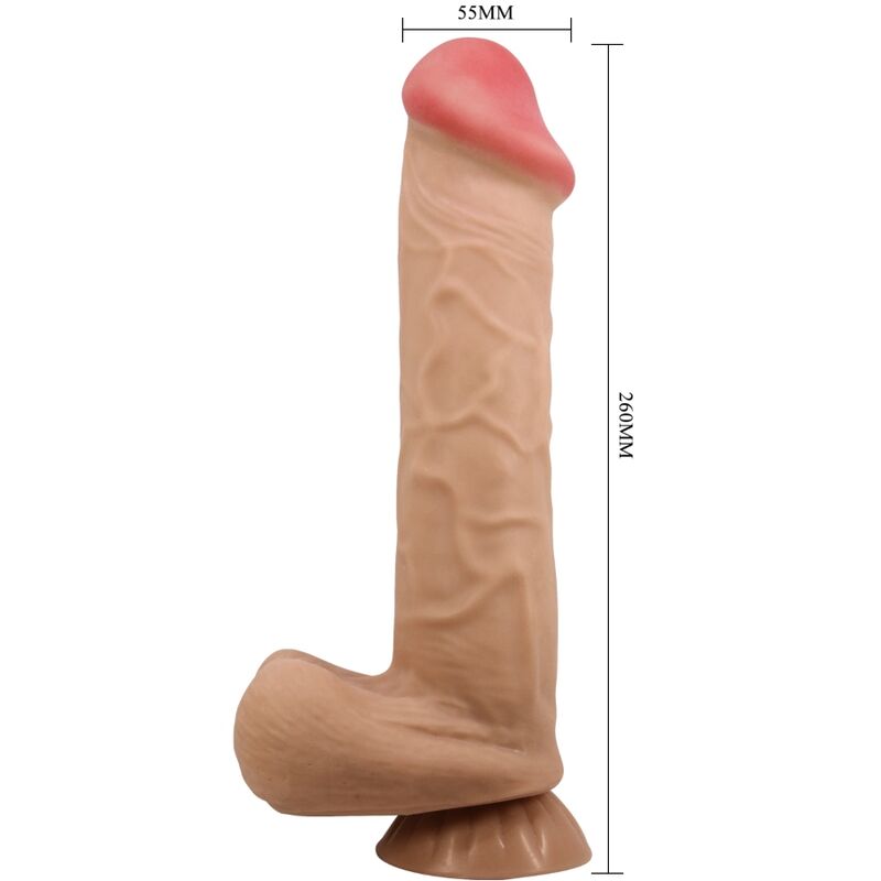 Pretty Love Sliding Skin Series - Dildo Realista con Ventosa 26 cm
