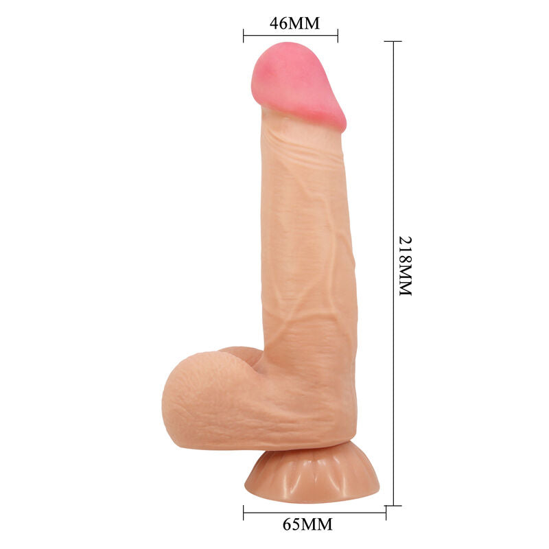 Pretty Love Sliding Skin Series - Dildo Realista con Ventosa 21.8 cm