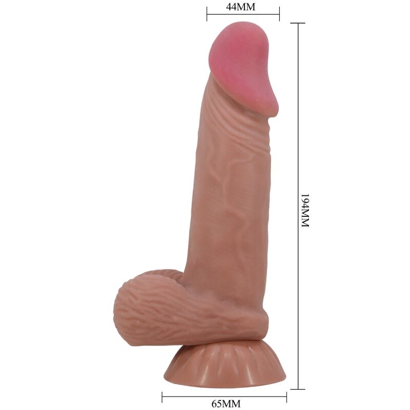 Pretty Love Sliding Skin Series - Dildo Realista con Ventosa 19.4 cm