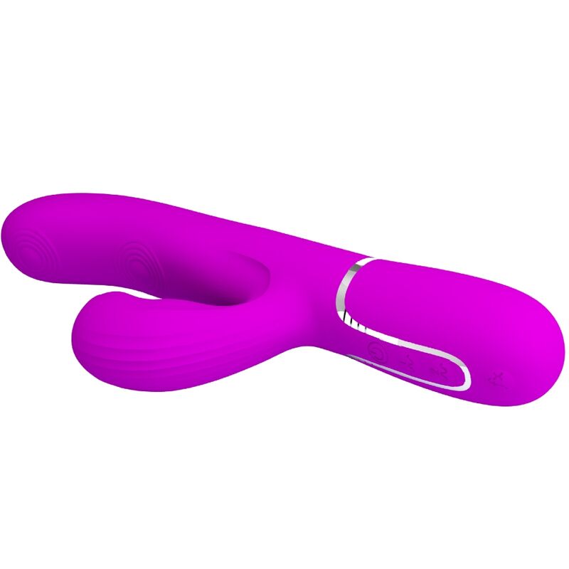 Pretty Love Perlita Multifunction 3 en 1 Vibrador G-Spot Violeta