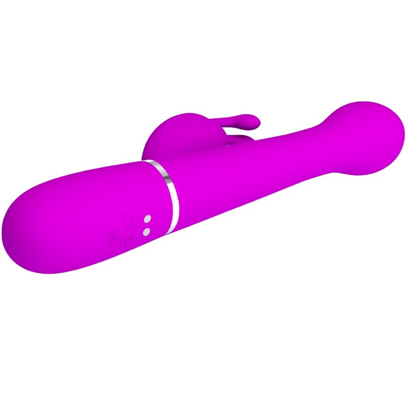 Pretty Love Dejon Rabbit Vibrator 3 en 1 Multifunción Violeta