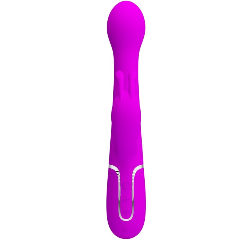 Pretty Love Dejon Rabbit Vibrator 3 en 1 Multifunción Violeta