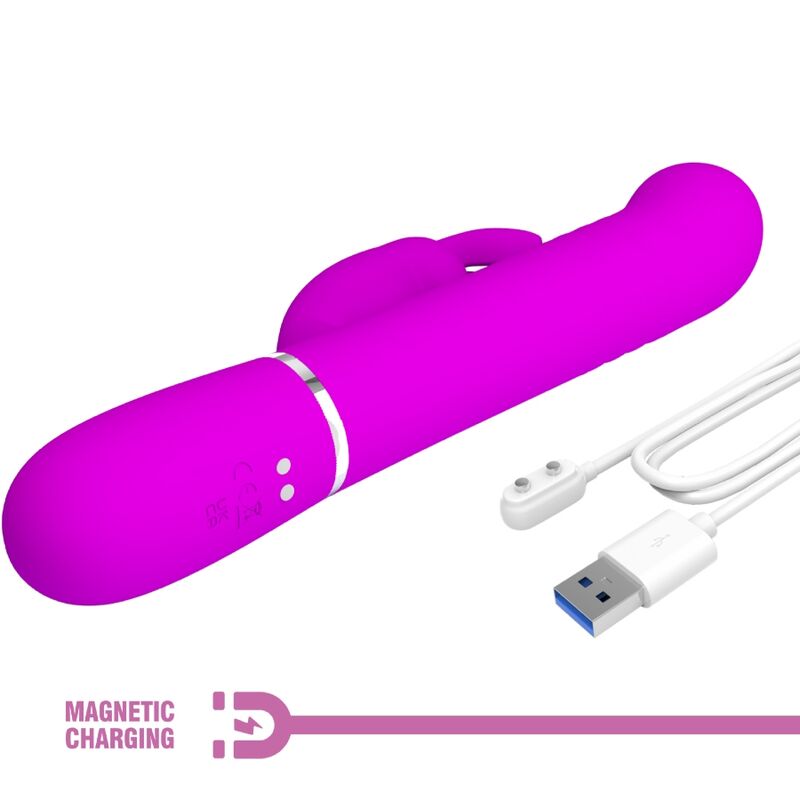 Pretty Love Coale Rabbit Vibrator Pearls Violet