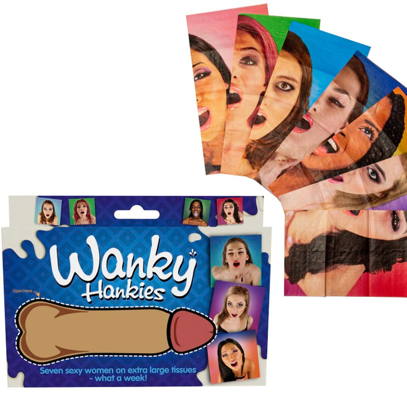 Spencer & Fleetwood Wanky Hankies - Pack 7 Pañuelos Grandes para Mujer