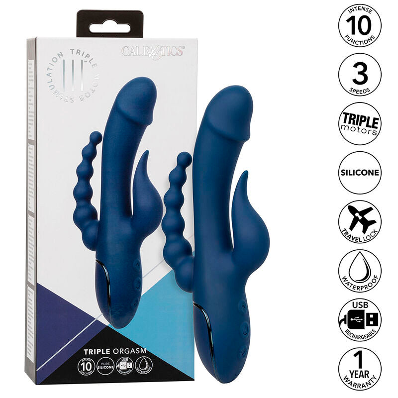 Vibrador Triple Orgasm Blue - CalExotics