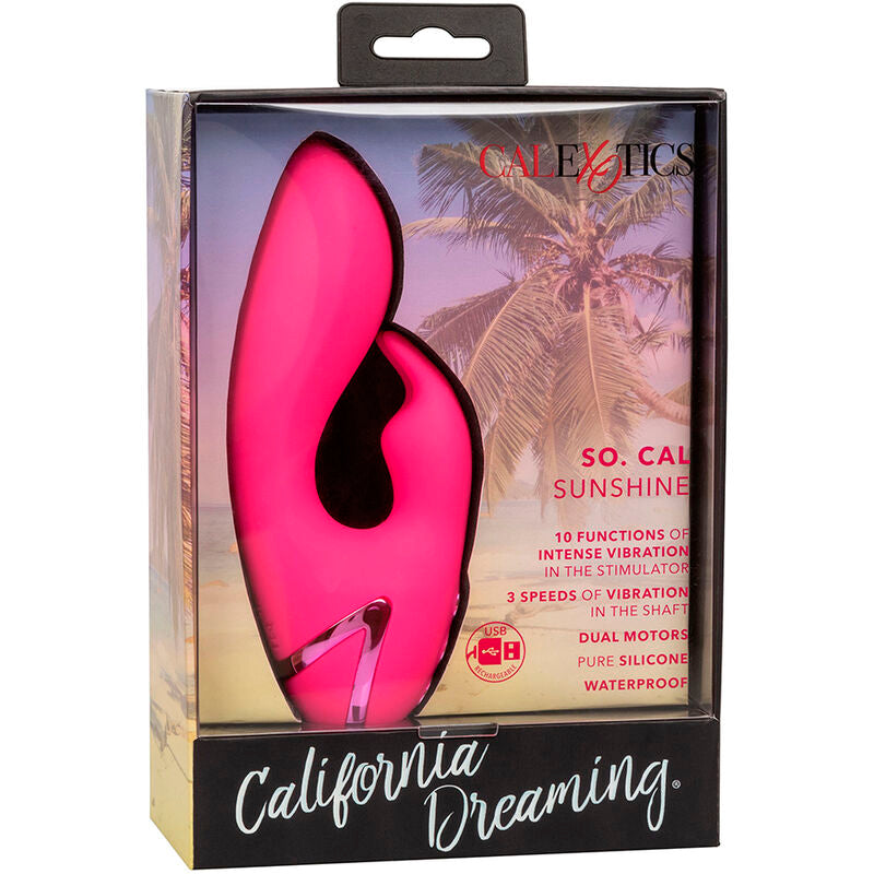 California Dreaming So. Cal Sunshine Vibrator Rabbit Fuchsia