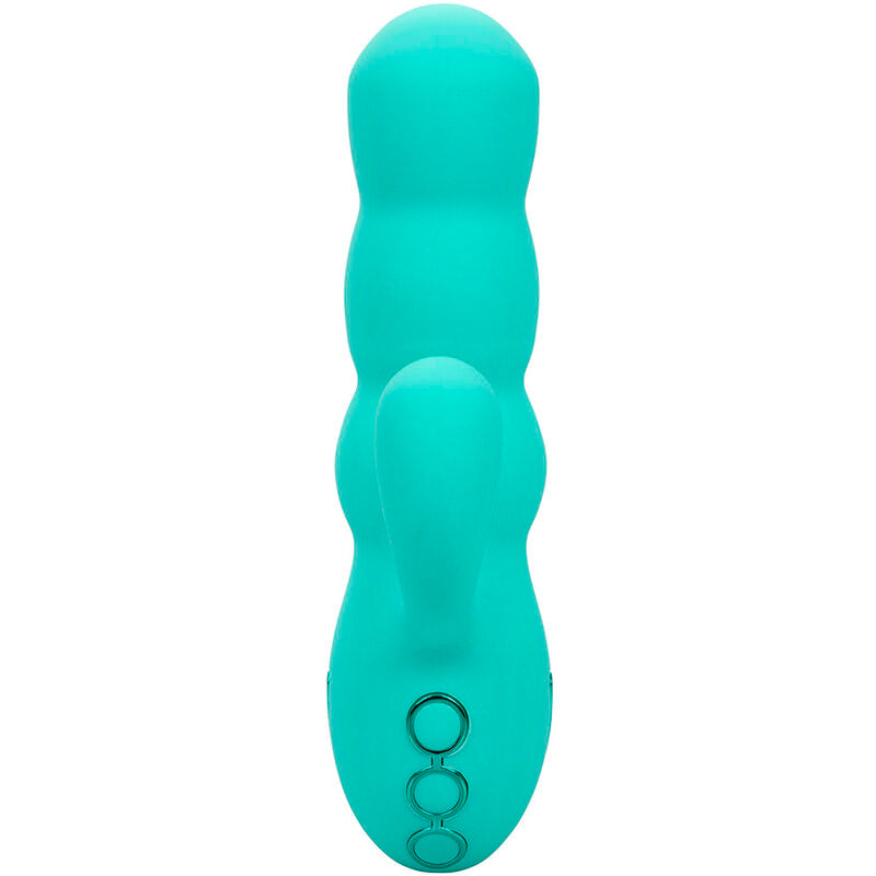 California Dreaming Del Mar Diva Vibrator Rabbit Aqua Green