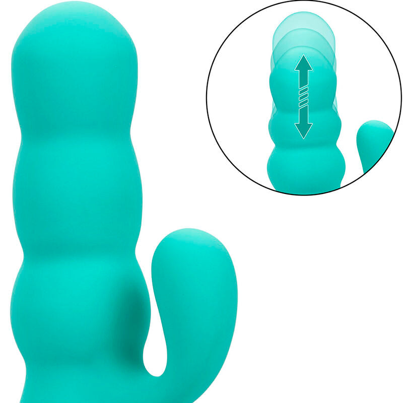 California Dreaming Del Mar Diva Vibrator Rabbit Aqua Green