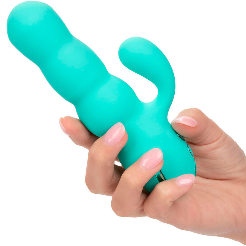 California Dreaming Del Mar Diva Vibrator Rabbit Aqua Green
