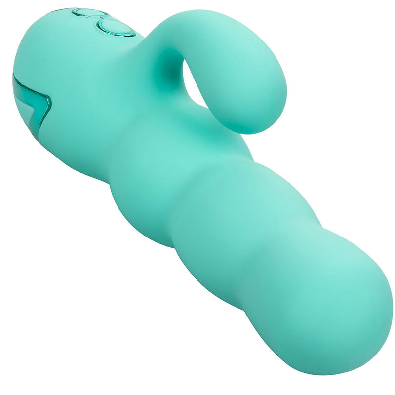 California Dreaming Del Mar Diva Vibrator Rabbit Aqua Green