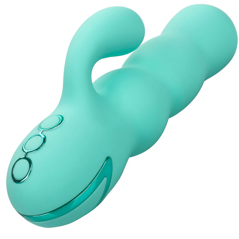 California Dreaming Del Mar Diva Vibrator Rabbit Aqua Green