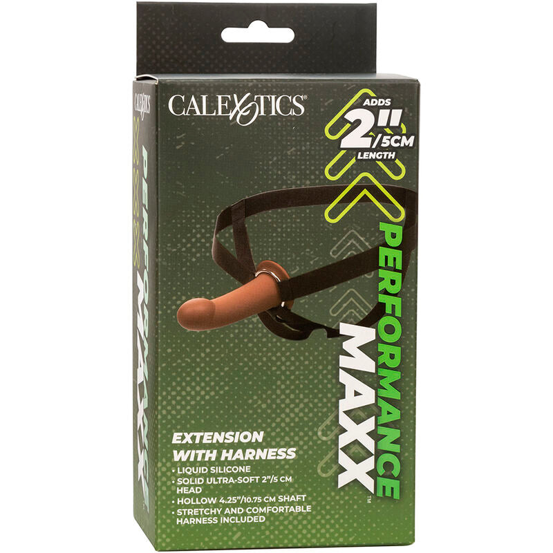 CalExotics Performance Maxx Extension with Harness - Brown Skin