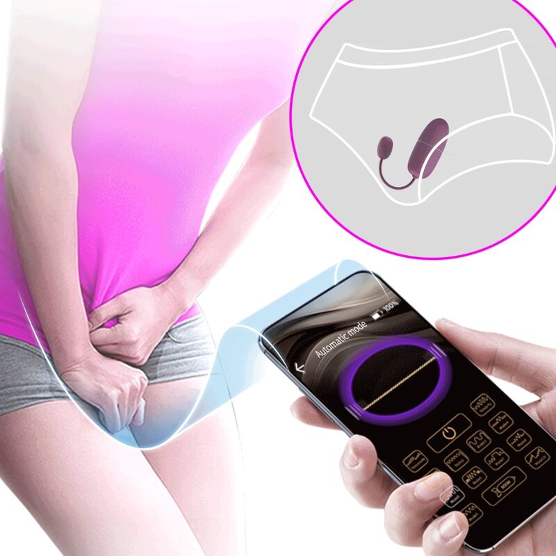 Pretty Love Nymph - Huevo Vibrador Control por App Lila