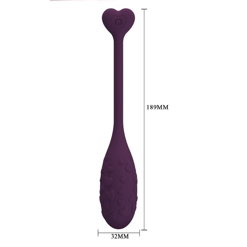 Pretty Love Fisherman App Controlled Vibrating Egg Lila