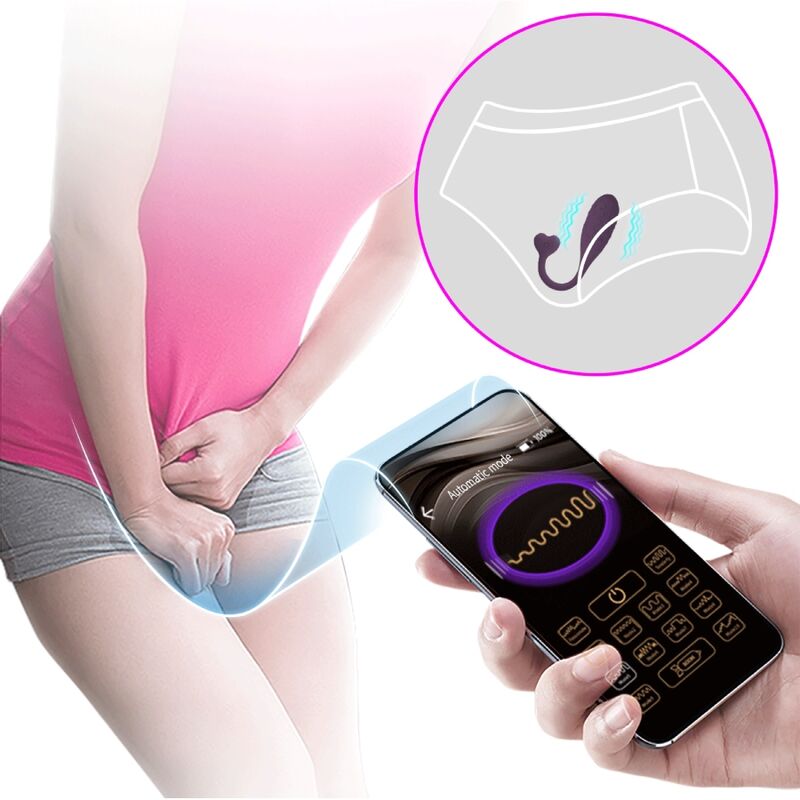 Pretty Love Fisherman App Controlled Vibrating Egg Lila