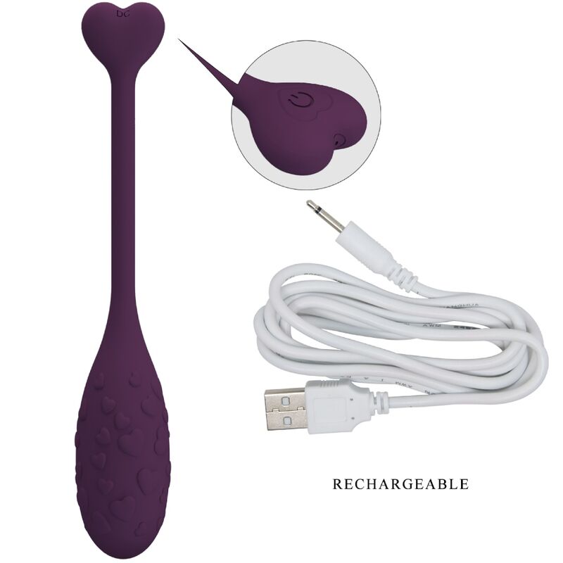Pretty Love Fisherman App Controlled Vibrating Egg Lila