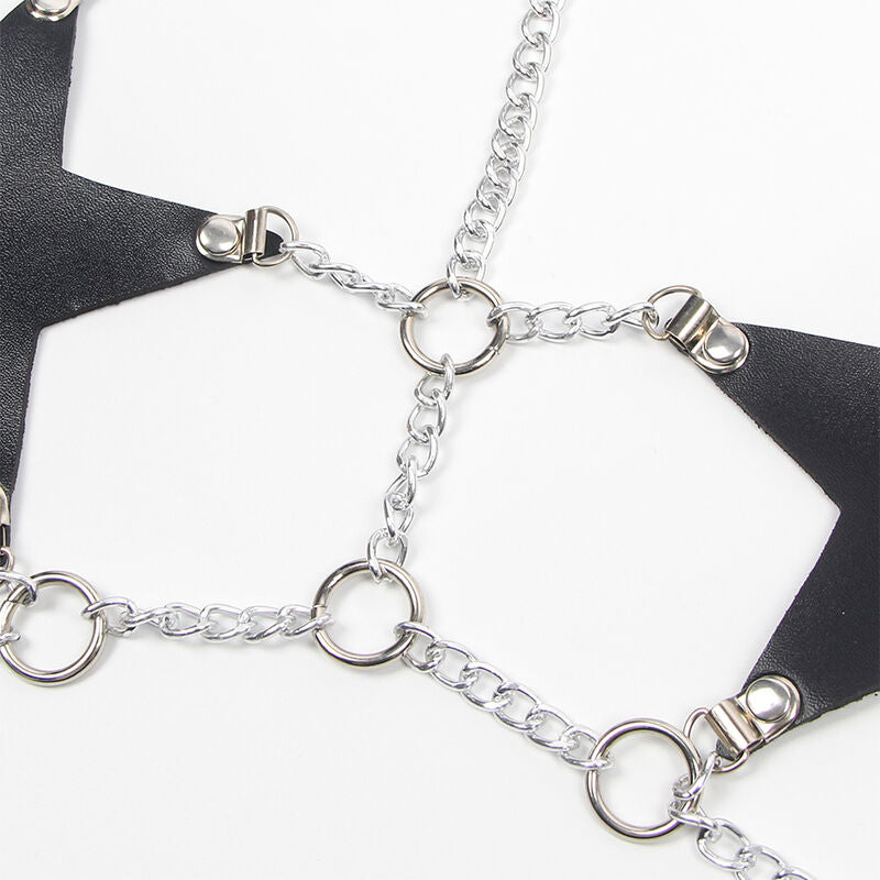 Subblime Full Body Harness con Detalle Star Chain - Lencería Fetish