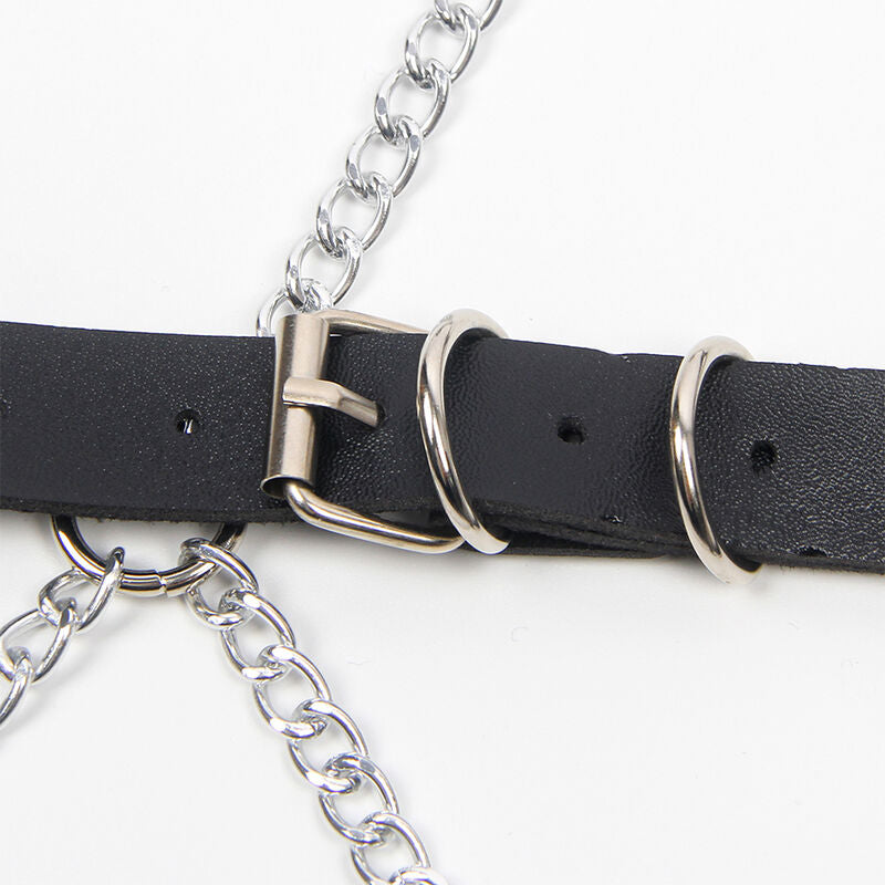 Subblime Full Body Harness con Detalle Star Chain - Lencería Fetish