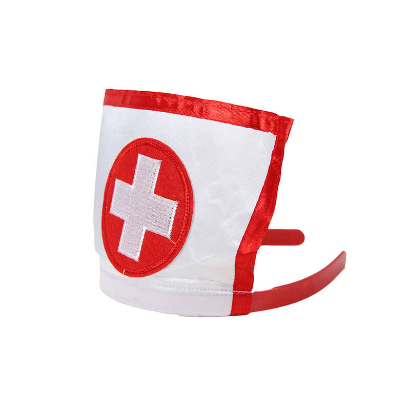 Disfraz Enfermera Sexy Subblime S/M - Vestido, Gorro y Brazalete