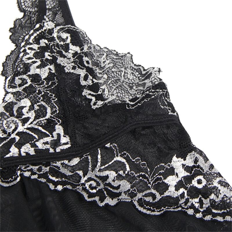 Subblime Babydoll Tulle con Encaje en el Pecho - Talla L/XL