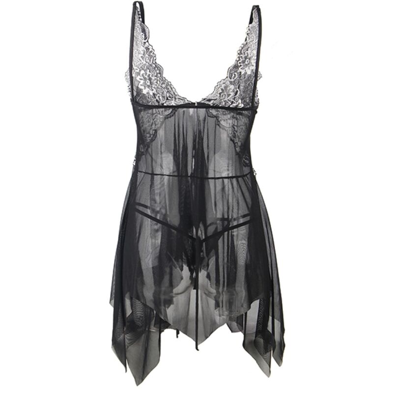 Subblime Babydoll Tulle con Encaje en el Pecho - Talla L/XL