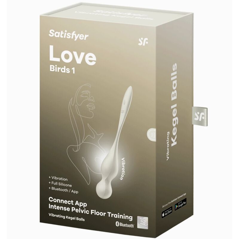 Satisfyer Love Birds Vibrating Kegel Balls White
