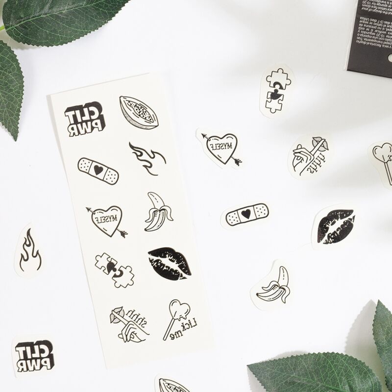 Set de 10 Tatuajes Temporales Candy Collection - Secret Play