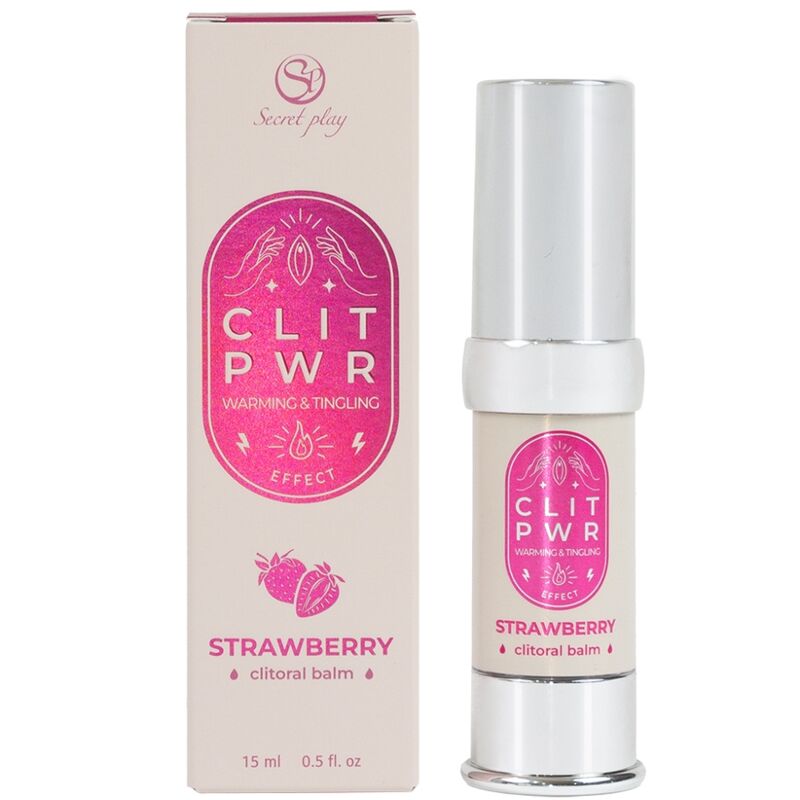 Secret Play Clit Pwr Strawberry - Bálsamo Clítoris