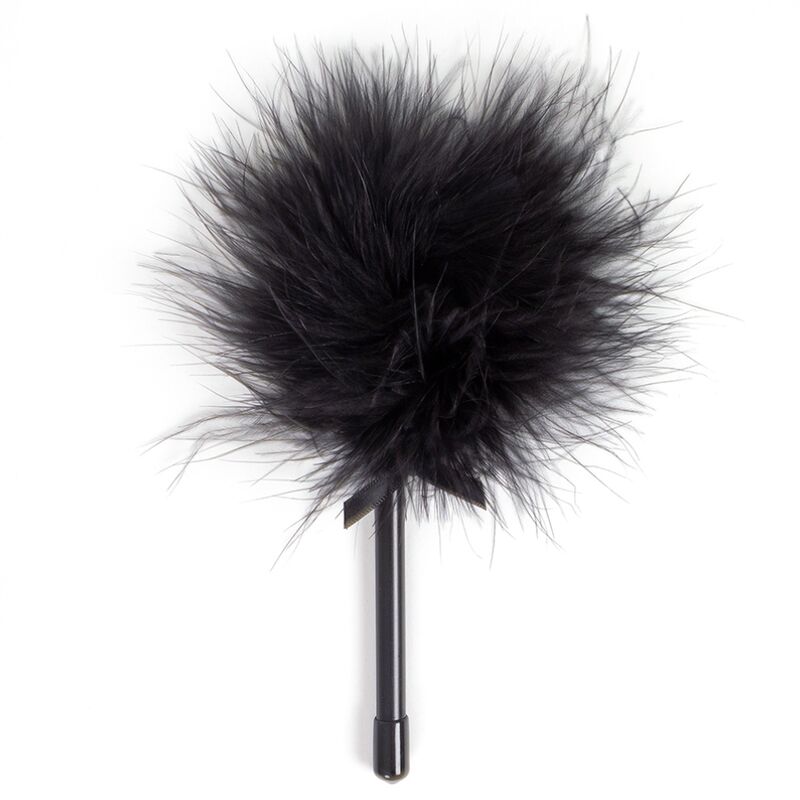 Secret Play Mini Black Duster - Plumero de Plumas de Marabú Negro
