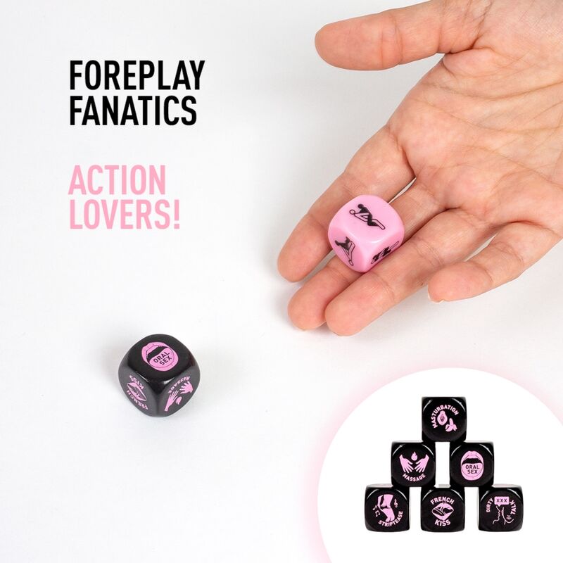Secret Play Game 2 Dice Foreplay Fanatics - Juego de Pareja