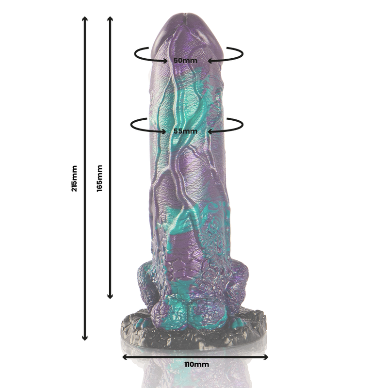 Epic Basilisk Dildo Double Scaly Pleasure - Tamaño Grande