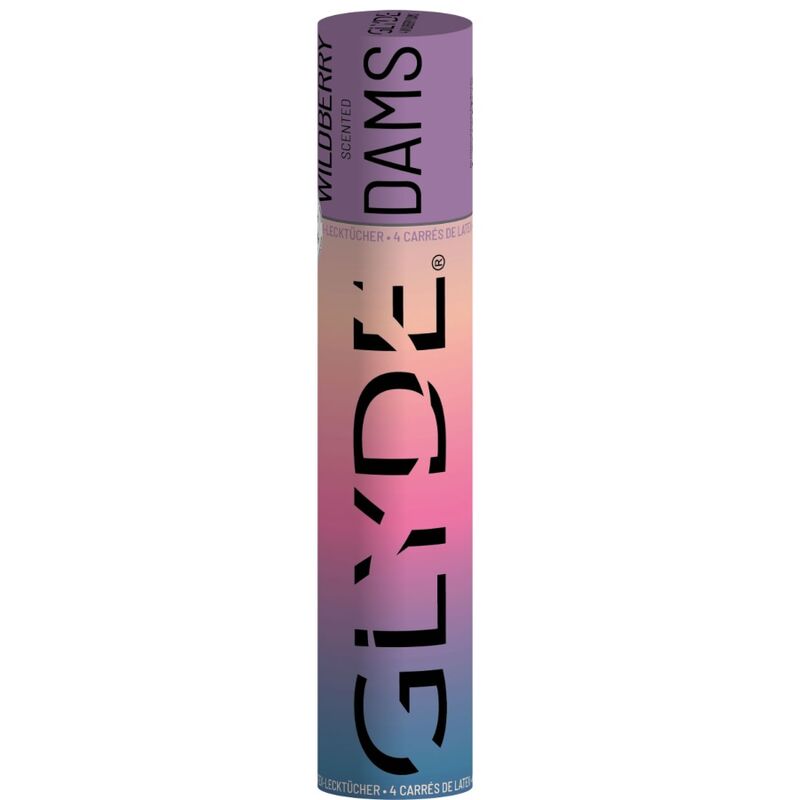Sheer Glyde Dams - Láminas de Látex para Sexo Oral Sabor Frambuesa Silvestre