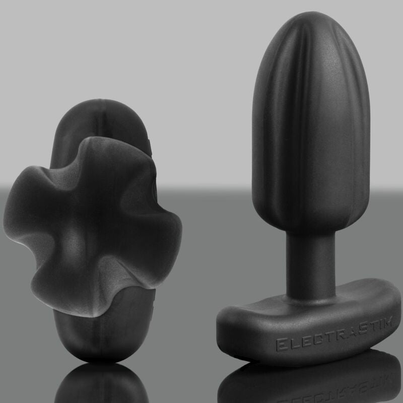 Electrastim Tartarus - Plug Anal Silicona Cuadripolar Negro